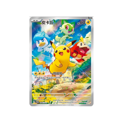 Pokemon Simplified Chinese Promo Pikachu card